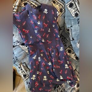 Tommy Hilfiger Navy Floral Kids Dress